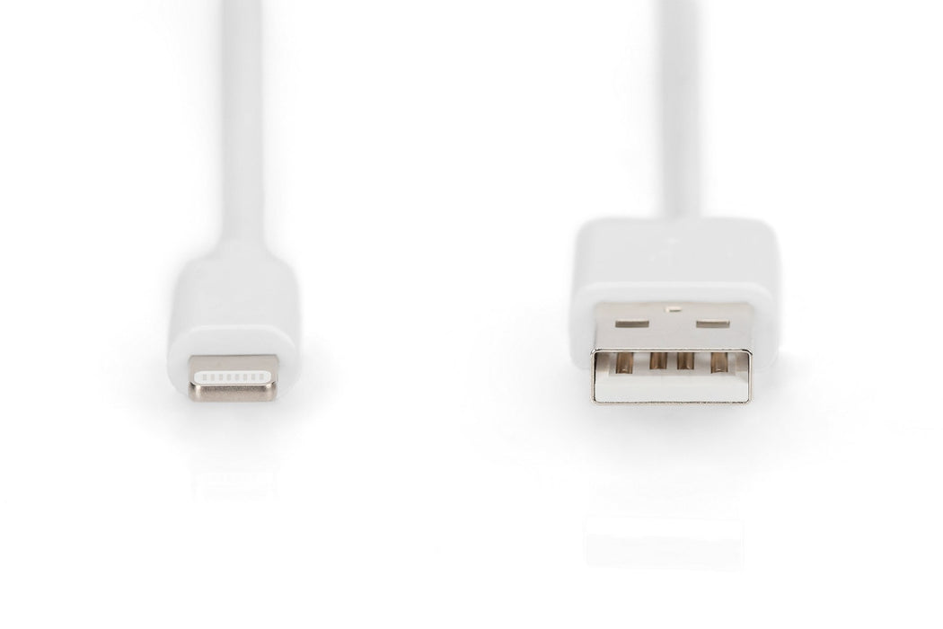 EAN 4016032383932 - Digitus DB-600106-010-W cable de conector Lightning 1 m Blanco imagen 2