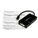 EAN 0065030854290 - StarTech.com MDP2VGDVHD adaptador de cable de vídeo 0,15 m DVI-D + VGA (D-Sub) + HDMI Negro imagen 7