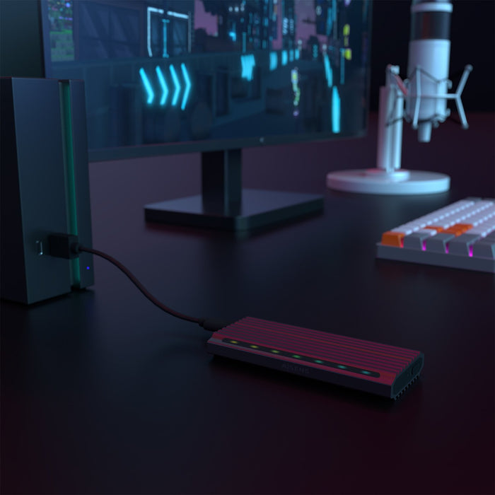 EAN 8436574706369 - AISENS ASM2-RGB011GR caja para disco duro externo Caja externa para unidad de estado sólido (SSD) imagen 8