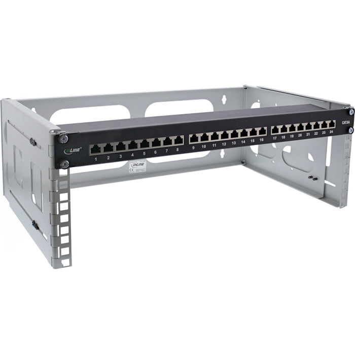 Rack Plegable Inline De 19", 4u, 24-40 Cm De Profundidad, Gris
