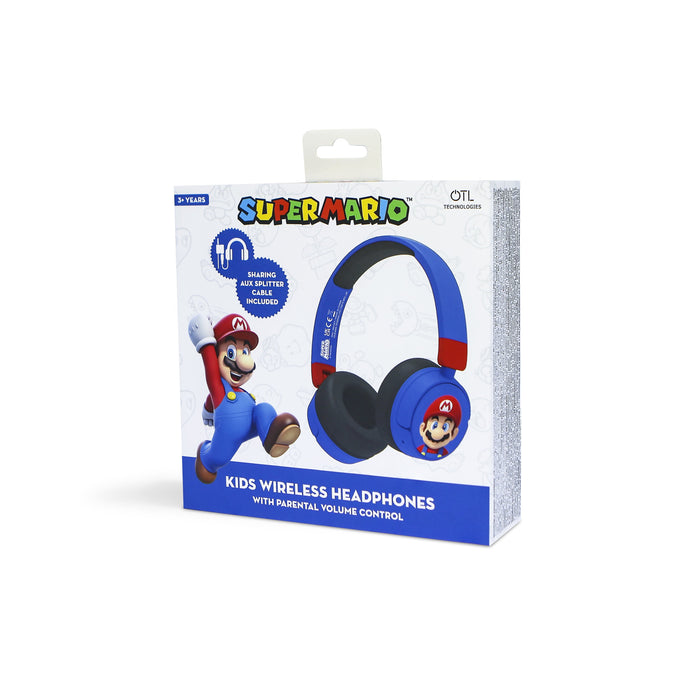 Auriculares Inalambricos Infantiles Super Mario Bros