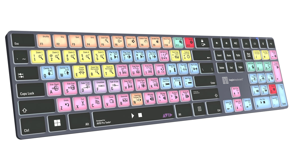 EAN 5707795023317 - Logickeyboard LKB-PT-TPC teclado Hogar / Oficina USB + Bluetooth QWERTZ Alemán Negro imagen 2
