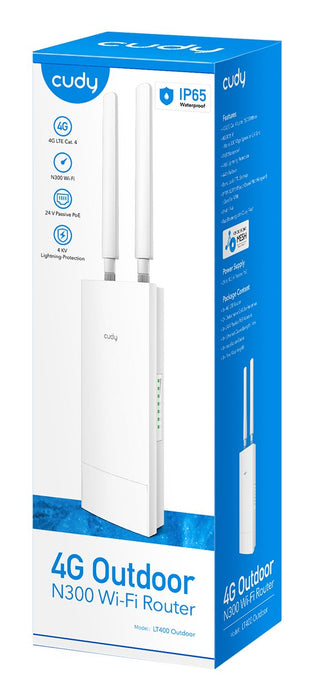 EAN 6971690792916 - Cudy LT400 router inalámbrico Ethernet rápido Banda única (2,4 GHz) 4G Blanco imagen 5