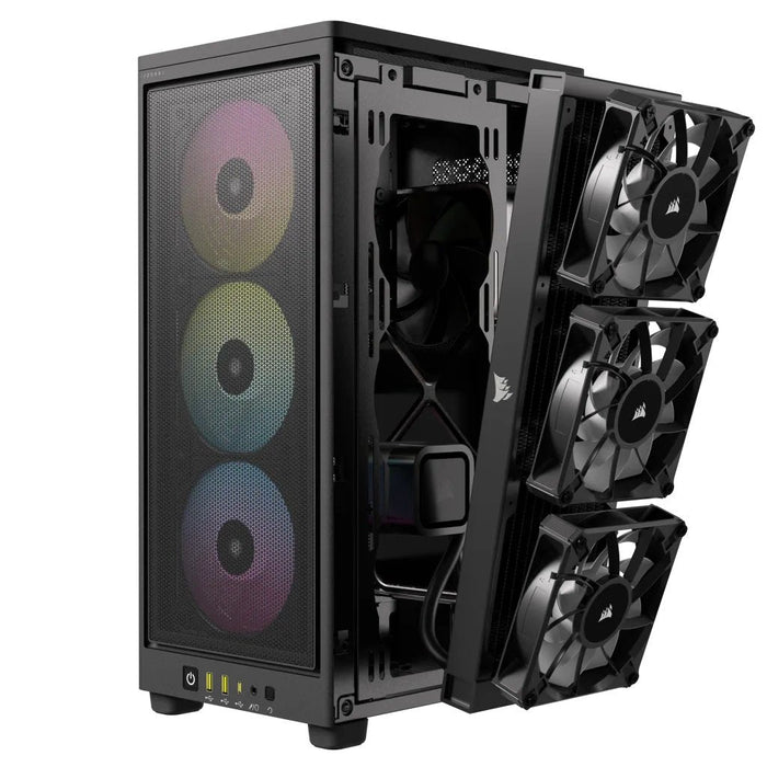 Caja Mini Itx Icue 2000d Rgb Airflow Black Corsair