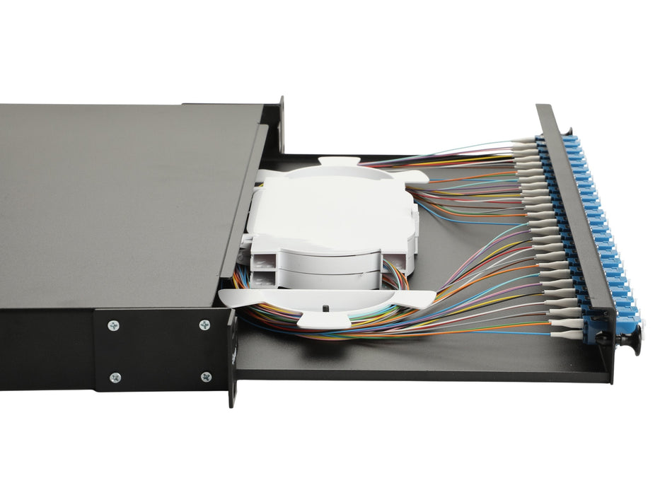 Equip Lwl-Spleisskamen 24-Port Lc-Duplex Os2 1u Komplett Sw