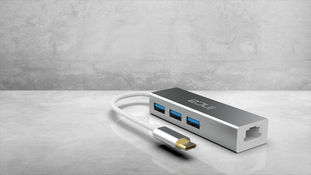 EAN 8681949014260 - Inca ITPC-3T hub de interfaz USB 3.2 Gen 1 (3.1 Gen 1) Type-A Aluminio imagen 5