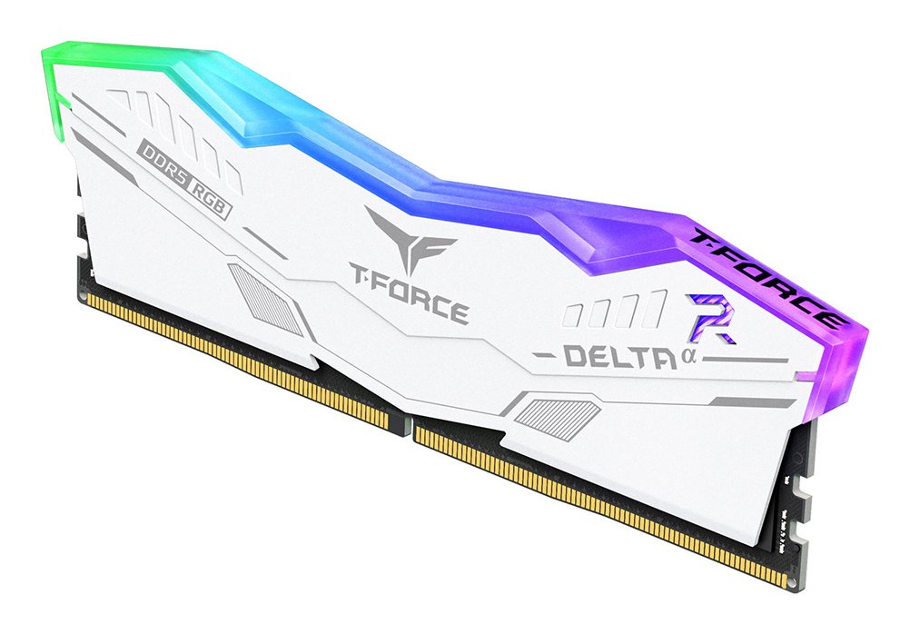 Ddr5 32gb Kit 2x16gb Pc 6000 Team T-Force Delta Rgb Cl30 Ff8d532g6000hc30dc01 Weiss
