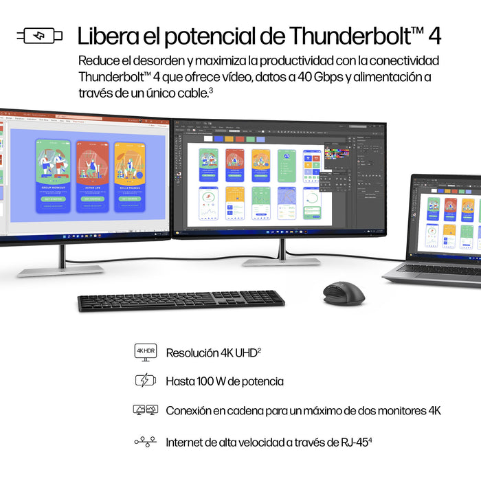 EAN 5715063476512 - HP Series 7 Pro 31.5 inch 4K Thunderbolt 4 Monitor - 732pk pantalla para PC 80 cm (31.5") 3840 x 2160 Pix imagen 5