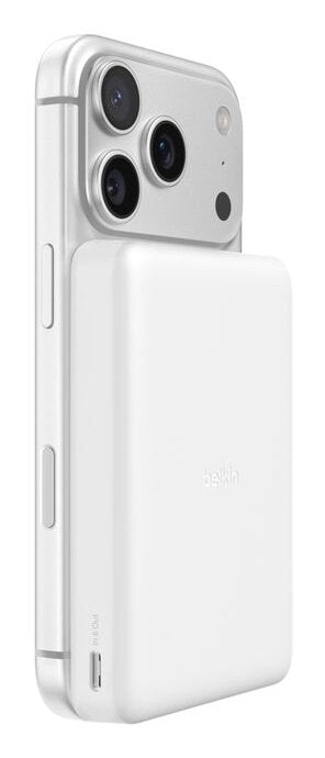 Belkin Boostcharge Slim 10000mah Mag.Powerb. 7,5w Weiss Bpd015hqwh
