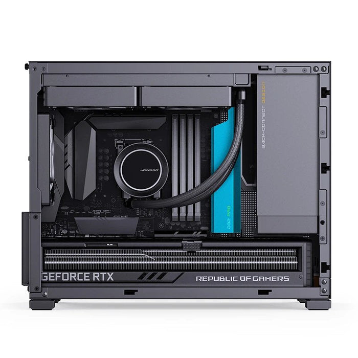 Jonsbo D32 Pro Negro Pc-Gehäuse, Mini-Gehäuse, Matx, Tempered Glass - Schwarz