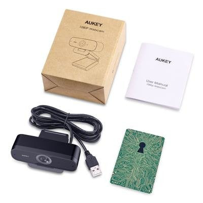 EAN 0850018950916 - AUKEY Impression cámara web 2 MP 1920 x 1080 Pixeles USB Negro imagen 2
