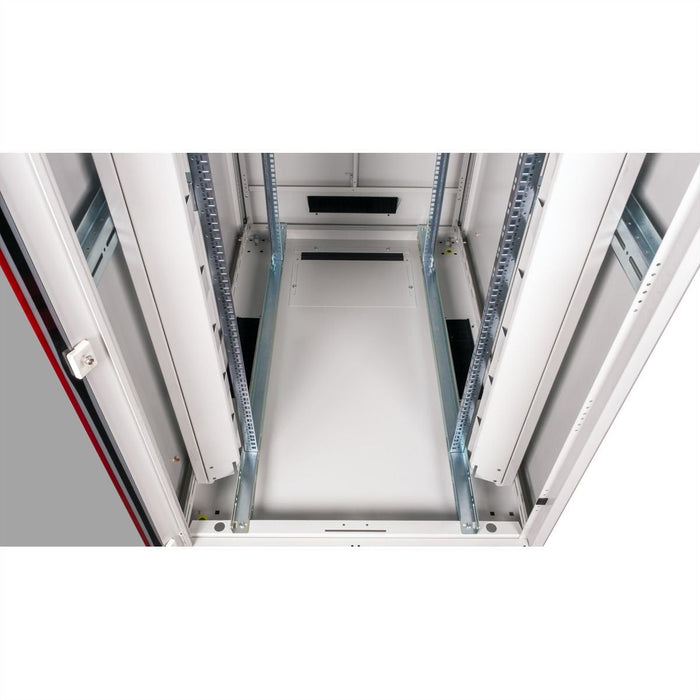 Roline 19-Zoll Netzwerkschrank Pro 42 He, 800x1200 Bxt Glastr Grau