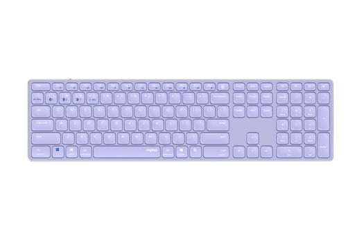 EAN 6940056121585 - Rapoo E9800M teclado Universal Bluetooth QWERTY Púrpura imagen 1