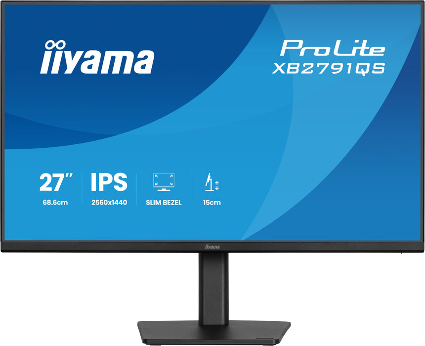 EAN 4948570127443 - iiyama ProLite XB2791QS-B1 pantalla para PC 68,6 cm (27") 2560 x 1440 Pixeles Quad HD LED Negro imagen 3