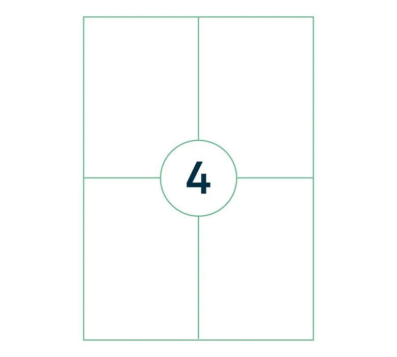 EAN 5715063362440 - Capture A4LABEL-105X148 etiqueta de impresora imagen 1