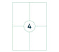 EAN 5715063362440 - Capture A4LABEL-105X148 etiqueta de impresora imagen 1