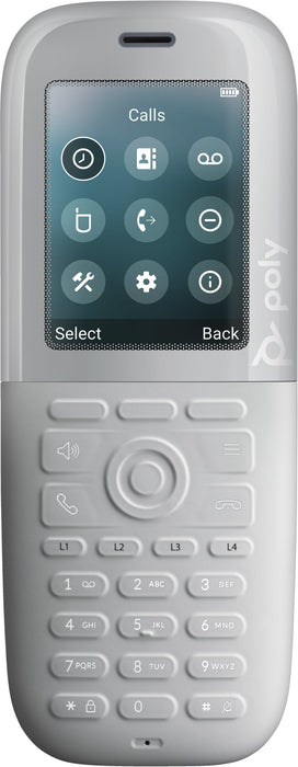 Poly Rove 40 Auricular De Extensión Inalámbrica Con Id De Llamadas Dect De 3 Vías Capacidad De Llamadas Funcionamiento Con 20 Líneas Blanco Replaces Poly Sku 2200-86810-101