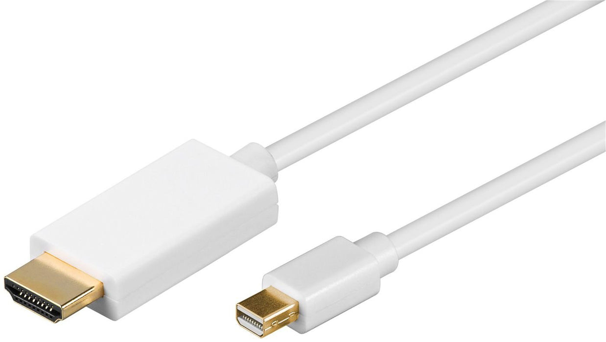 EAN 5711045061394 - Microconnect MDPHDMI3 adaptador de cable de vídeo 3 m Mini DisplayPort HDMI Blanco imagen 1