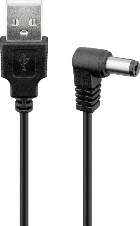 EAN 4040849551543 - Goobay 55154 cable de transmisión Negro 0,5 m USB A CC imagen 1