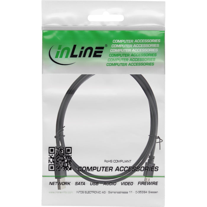 Cable Inline Micro Usb 2.0 Enchufe Usb-A A Enchufe Micro-B 2m
