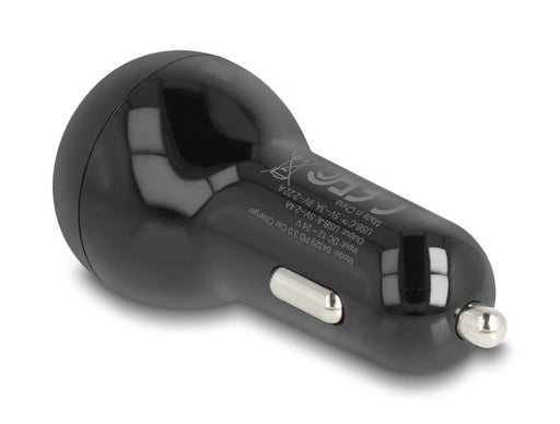 EAN 4043619643295 - DeLOCK 64329 cargador de dispositivo móvil Smartphone, Tableta Negro Encendedor de cigarrillos Carga rápi imagen 1