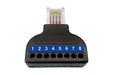 EAN 4250367756294 - Wantec Splitter 2wIP für 4 Leitungen/nur 5627 verwendb. divisor de red Negro imagen 1
