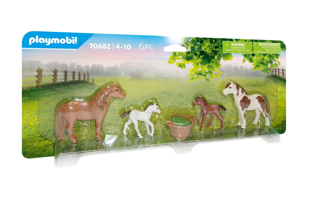 Playmobil 70682 Country 2 Ponys Con 2 Potros