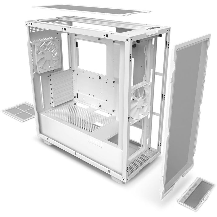 EAN 5060301697007 - NZXT H7 Flow Midi Tower Blanco imagen 5