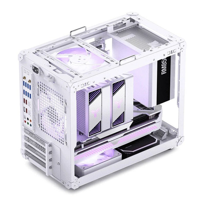 Jonsbo C6 Max Pc Carcasa, Mini-Carcasa, Micro-Atx, Tempered Glass - Blanco