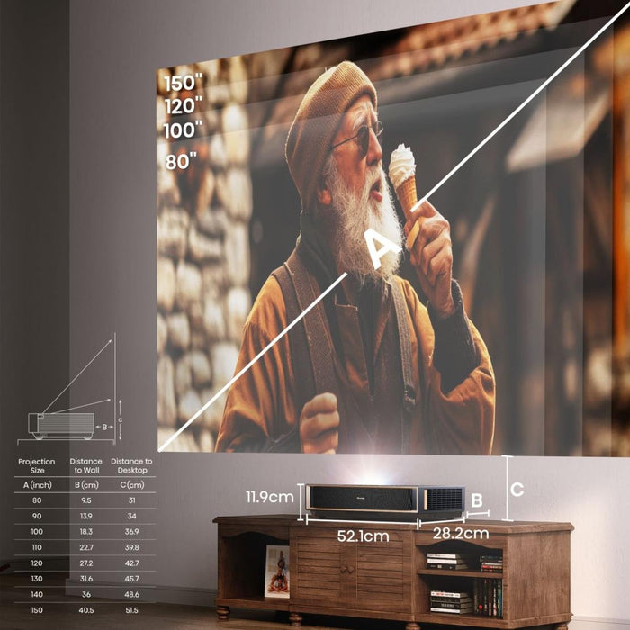 EAN 6942351423012 - Hisense PT1 Proyector de alcance ultracorto UHD 4K (3840x2160) 3D Negro imagen 4