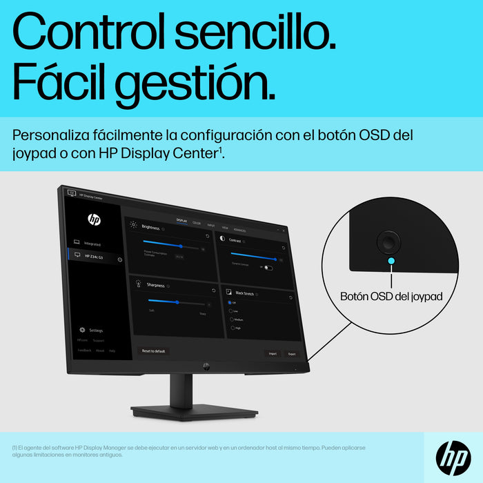 EAN 5715063139431 - HP P24v G5 FHD Monitor pantalla para PC 60,5 cm (23.8") 1920 x 1080 Pixeles Full HD LCD Negro imagen 11