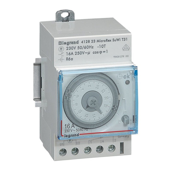 Legrand 412823 Microrex T31 Su Wi Plug& Play 230v50 60hz Tagesschaltuhr Quarz