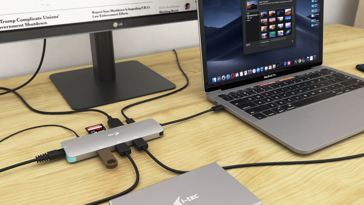 EAN 8595611702907 - i-tec Metal C31NANODOCKLANPD base para portátil y replicador de puertos Alámbrico USB 3.2 Gen 1 (3.1 Gen  imagen 11