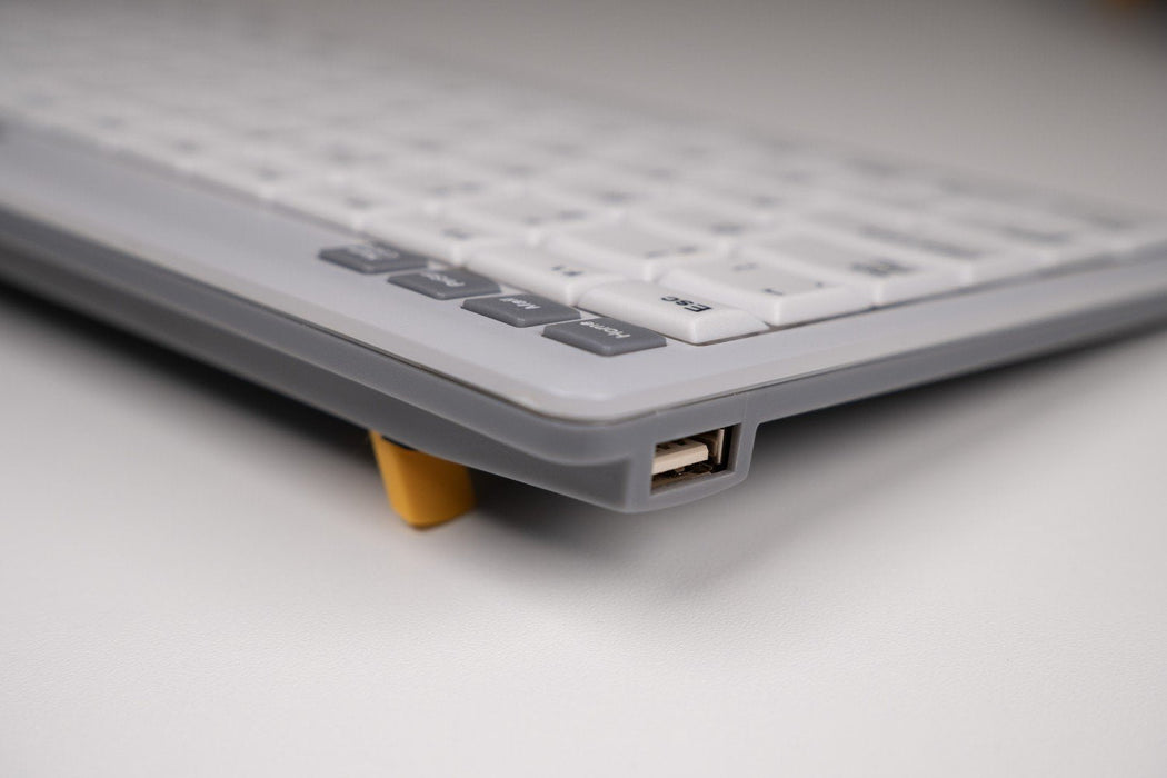 Bakkerelkhuizen Ultraboard 950 V2 Teclado Oficina Usb Qwerty Inglés Del Reino Unido Gris Oscuro, Gris Claro