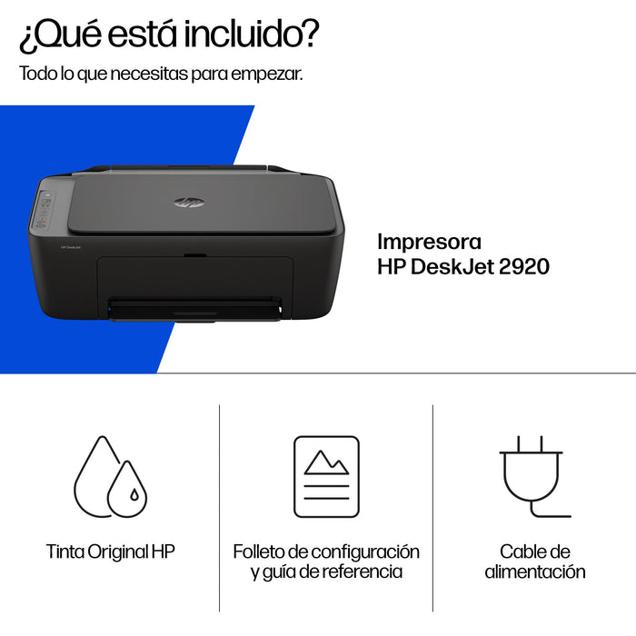 EAN 198701680079 - HP DeskJet 2920 Inyección de tinta térmica A4 4800 x 1200 DPI 7,5 ppm Wifi imagen 4