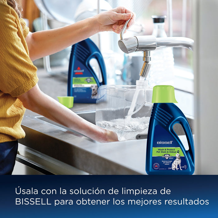 EAN 0011120272307 - Bissell SpotClean Plus máquina de limpieza de alfombras Húmedo Negro, Transparente imagen 4