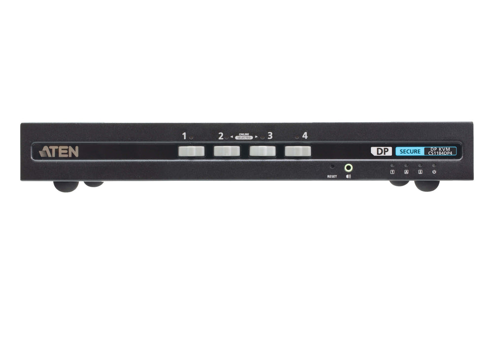 EAN 4710469341373 - ATEN CS1184DP4 interruptor KVM Negro imagen 1