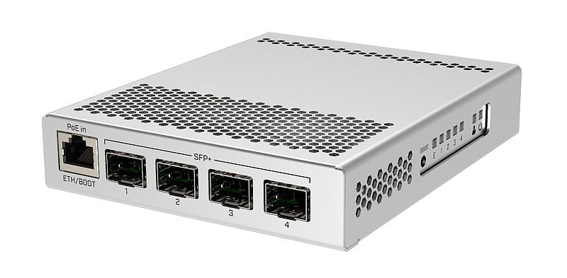 EAN 0708747436525 - Mikrotik CRS305-1G-4S+IN switch Gestionado Gigabit Ethernet (10/100/1000) Energía sobre Ethernet (PoE) Bl imagen 1