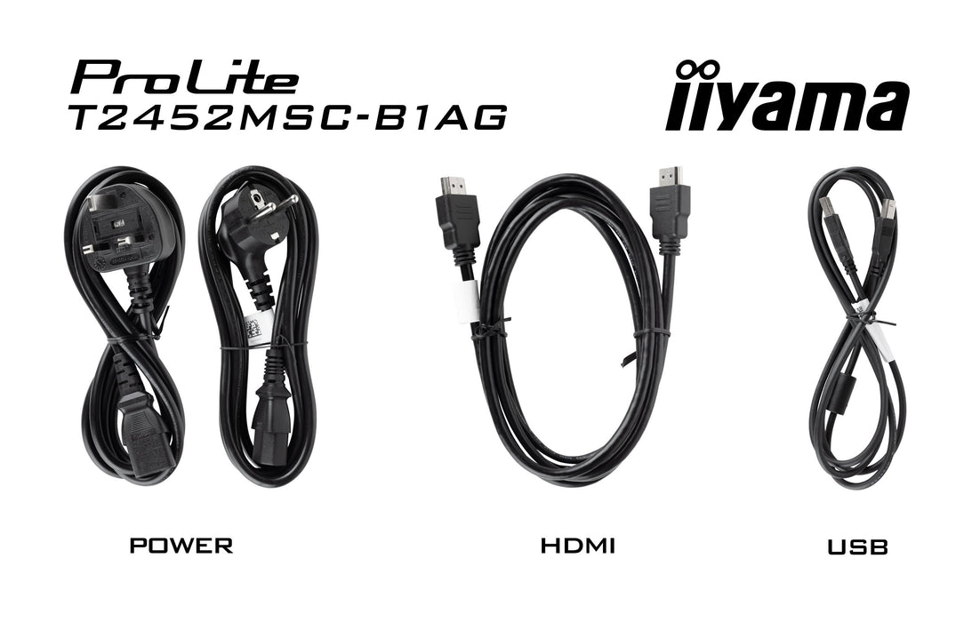 EAN 4948570125197 - iiyama ProLite T2452MSC-B1AG pantalla para PC 60,5 cm (23.8") 1920 x 1080 Pixeles Full HD LED Pantalla tá imagen 19