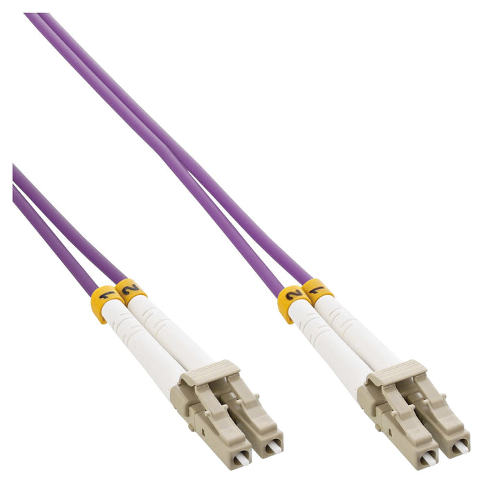 Cable Dúplex De Fibra Óptica Inline Lc/Lc 50/125?M Om4 10m