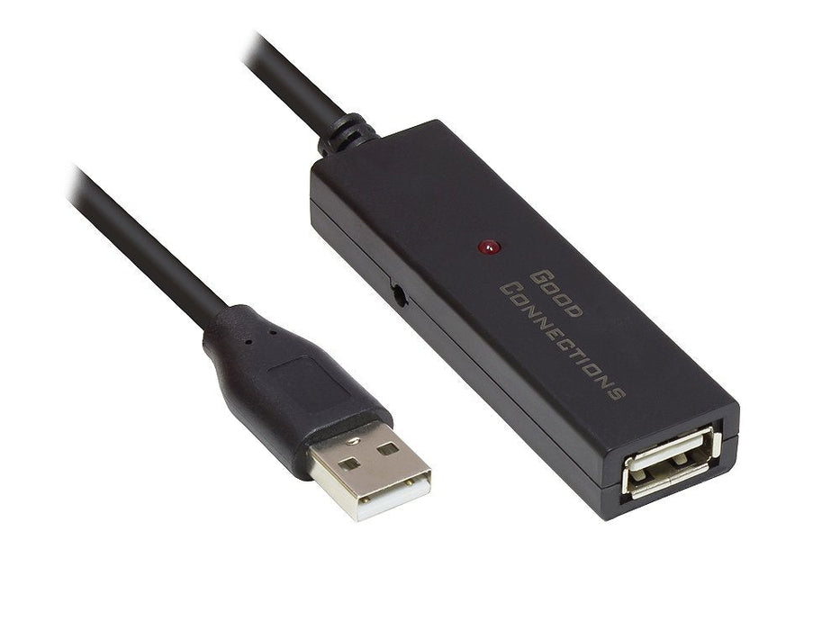 Cable  Alcasa Gc-M0131 Usb 5 M Usb 2.0 Usb A Negro