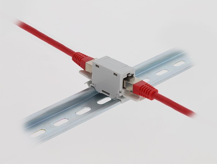 Delock Rj45 Kupplung Cat.6a Hembra A Hembra Con Staubschutzklappe