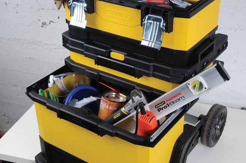 EAN 3253561956218 - Stanley 1-95-621 pieza pequeña y caja de herramientas Negro, Amarillo imagen 2
