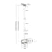 EAN 8436574703948 - AISENS CT43TSE-053 soporte para pantalla de señalización 109,2 cm (43") imagen 8