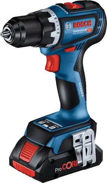 EAN 4059952617237 - Bosch GSR 18V-90 C 2100 RPM 1,1 kg Negro, Azul imagen 2