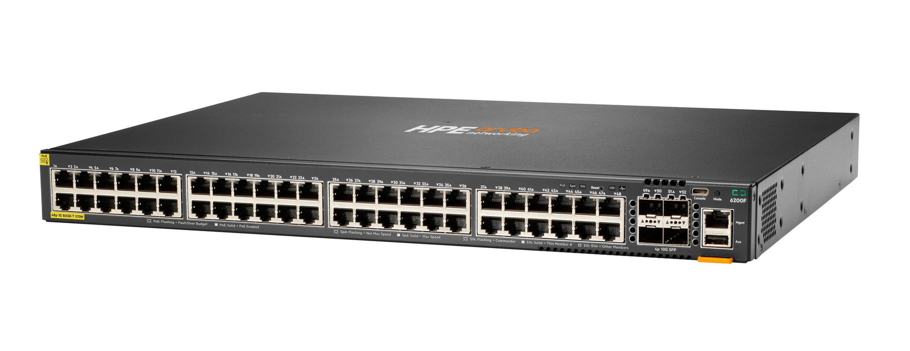 EAN 190017634159 - HPE Aruba Networking CX 6200F 48G 4SFP+ Switch imagen 2