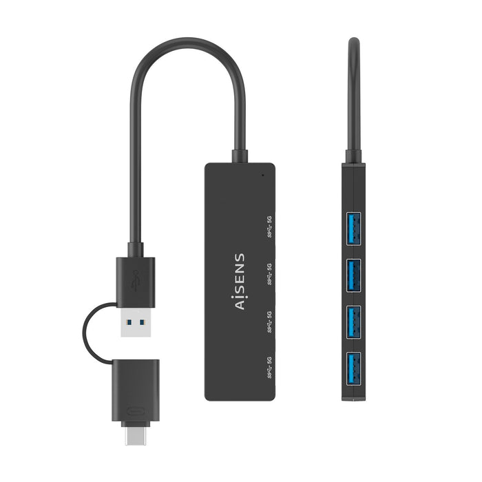 EAN 8435739904411 - AISENS A109-0987 base para portátil y replicador de puertos Alámbrico USB 3.2 Gen 1 (3.1 Gen 1) Type-A +  imagen 4