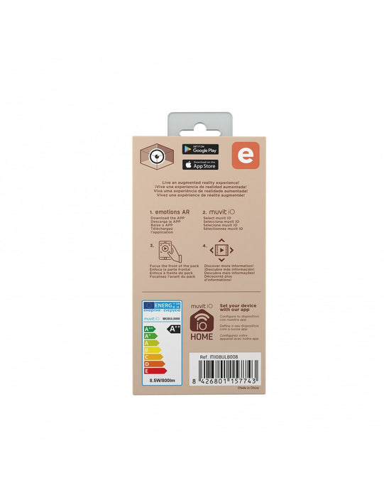EAN 8426801157743 - Muvit MIOBULB008 iluminación inteligente Bombilla inteligente Wi-Fi 8,5 W imagen 7