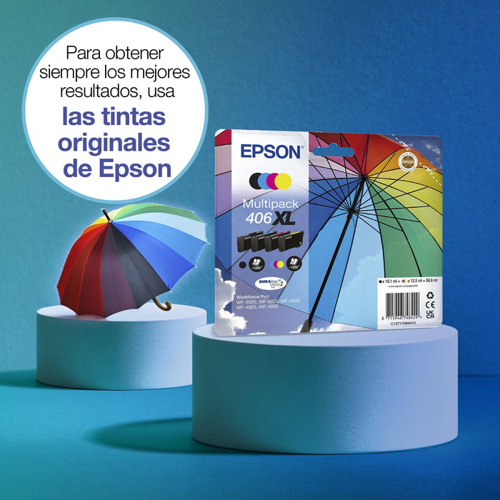 Epson Multipack 4-Colours 406xl Durabrite Ultra Ink