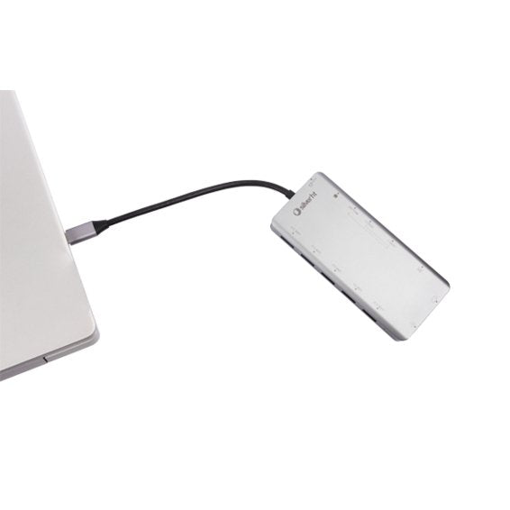 EAN 8420738303587 - SilverHT 17126 base para portátil y replicador de puertos USB 3.2 Gen 1 (3.1 Gen 1) Type-C Negro imagen 2